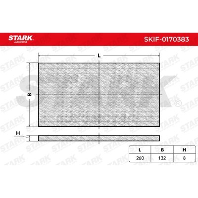 Cabin Air Filter Stark SKIF-0170383 SKIF-0170383 - photo 3