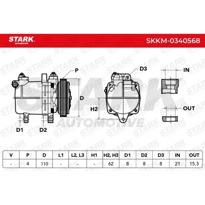 Compressor, Air Conditioning SKKM-0340568 - photo 5