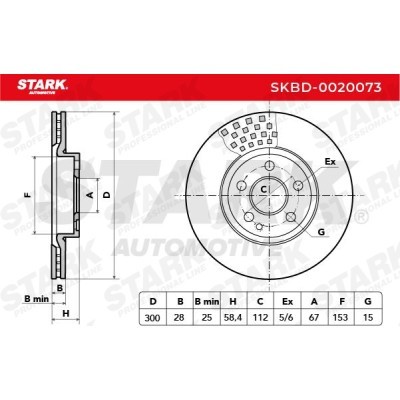 Brake Disc Stark SKBD-0020073 SKBD-0020073 - photo 8