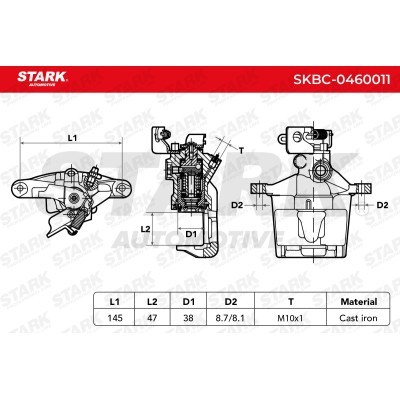 Brake Caliper Stark SKBC-0460011 SKBC-0460011 - photo 3