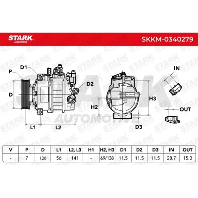 Compressor, Air Conditioning SKKM-0340279 - photo 5