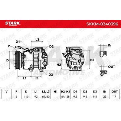 Compressor, Air Conditioning SKKM-0340396 - photo 5