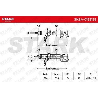 Shock Absorber Stark SKSA-0133153 SKSA-0133153 - photo 5
