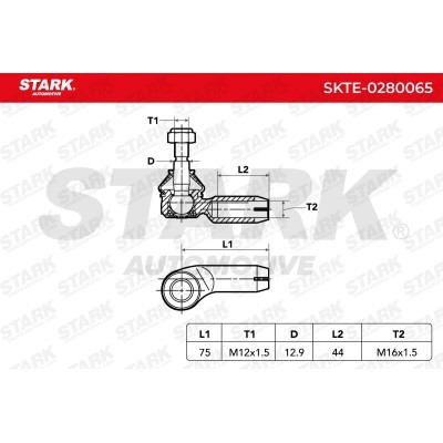 Tie Rod End Stark SKTE-0280065 SKTE-0280065 - photo 6
