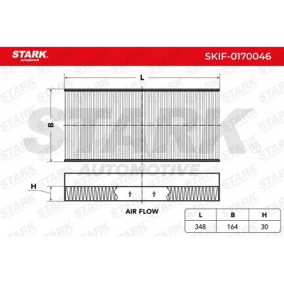 Cabin Air Filter Stark SKIF-0170046 SKIF-0170046 - photo 3