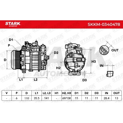 Compressor, Air Conditioning SKKM-0340478 - photo 7