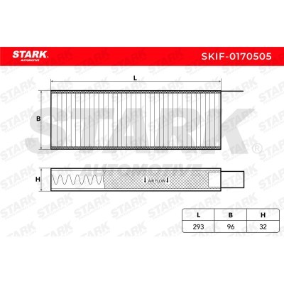 Cabin Air Filter Stark SKIF-0170505 SKIF-0170505 - photo 2