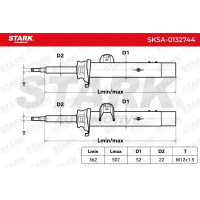 Shock Absorber Stark SKSA-0132744 SKSA-0132744 - photo 7