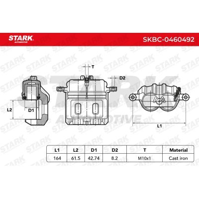 Brake Caliper Stark SKBC-0460492 SKBC-0460492 - photo 6
