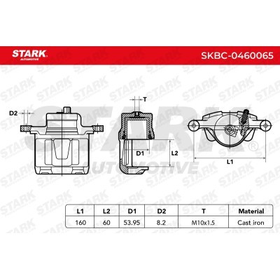 Brake Caliper Stark SKBC-0460065 SKBC-0460065 - photo 4