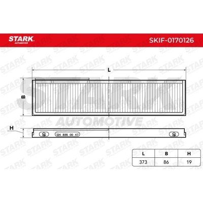 Cabin Air Filter Stark SKIF-0170126 SKIF-0170126 - photo 3