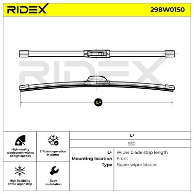 Wiper Blade RIDEX 298W0150 298W0150 - photo 7