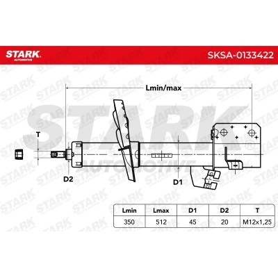 Shock Absorber Stark SKSA-0133422 SKSA-0133422 - photo 7