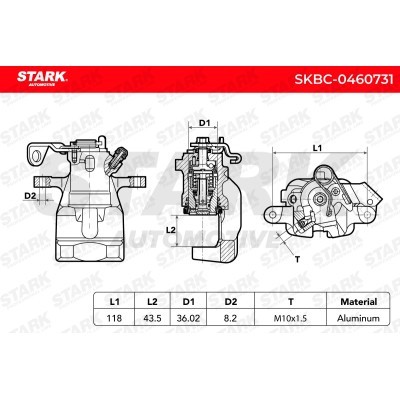 Brake Caliper Stark SKBC-0460731 SKBC-0460731 - photo 6