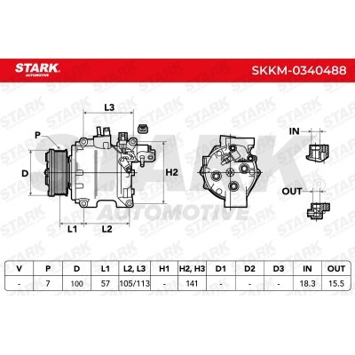 Compressor, Air Conditioning SKKM-0340488 - photo 7