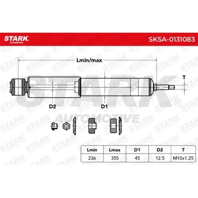 Shock Absorber Stark SKSA-0131083 SKSA-0131083 - photo 3