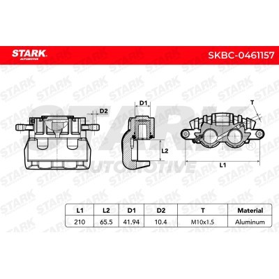 Brake Caliper Stark SKBC-0461157 SKBC-0461157 - photo 7