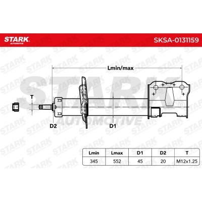Shock Absorber Stark SKSA-0131159 SKSA-0131159 - photo 3