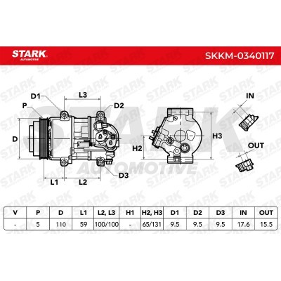 Compressor, Air Conditioning SKKM-0340117 - photo 6