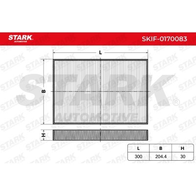 Cabin Air Filter Stark SKIF-0170083 SKIF-0170083 - photo 2