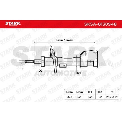 Shock Absorber Stark SKSA-0130948 SKSA-0130948 - photo 3