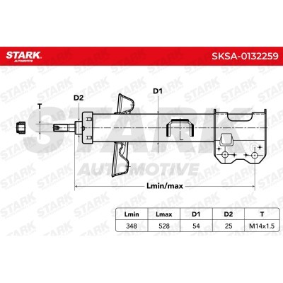 Shock Absorber Stark SKSA-0132259 SKSA-0132259 - photo 7