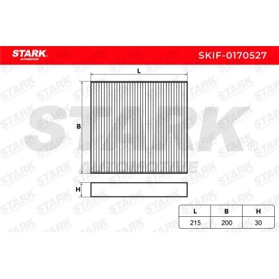 Cabin Air Filter Stark SKIF-0170527 SKIF-0170527 - photo 2