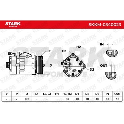 Compressor, Air Conditioning SKKM-0340023 - photo 7