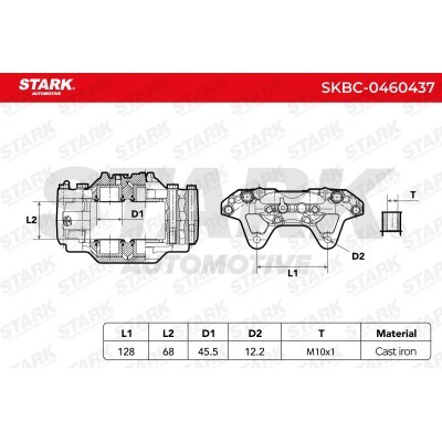 Brake Caliper Stark SKBC-0460437 SKBC-0460437 - photo 6