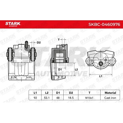 Brake Caliper Stark SKBC-0460976 SKBC-0460976 - photo 6