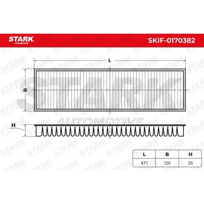 Cabin Air Filter Stark SKIF-0170382 SKIF-0170382 - photo 6