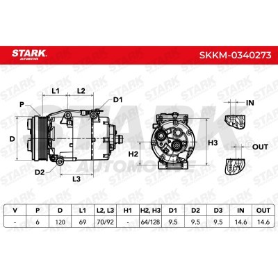 Compressor, Air Conditioning SKKM-0340273 - photo 8