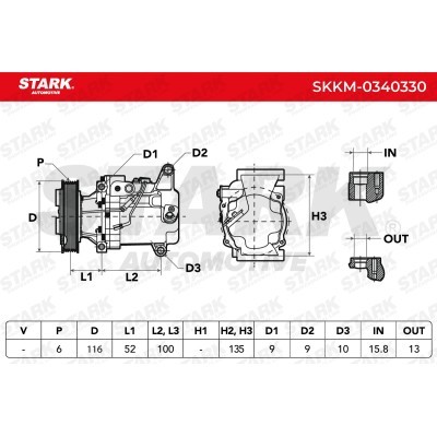 Compressor, Air Conditioning SKKM-0340330 - photo 5