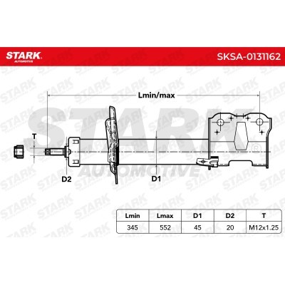 Shock Absorber Stark SKSA-0131162 SKSA-0131162 - photo 8