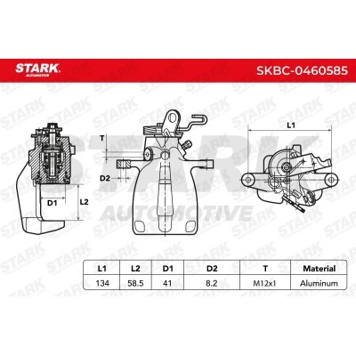 Brake Caliper Stark SKBC-0460585 SKBC-0460585 - photo 8