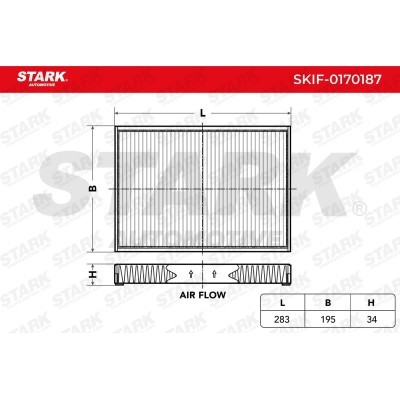 Cabin Air Filter Stark SKIF-0170187 SKIF-0170187 - photo 1