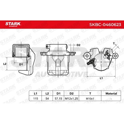 Brake Caliper Stark SKBC-0460623 SKBC-0460623 - photo 5