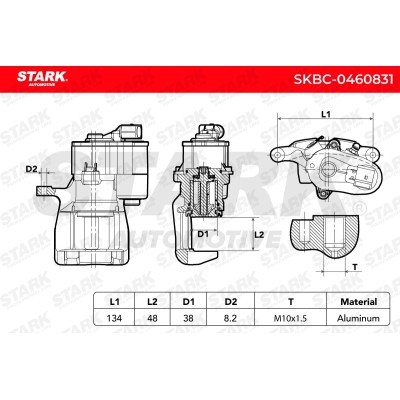 Brake Caliper Stark SKBC-0460831 SKBC-0460831 - photo 6