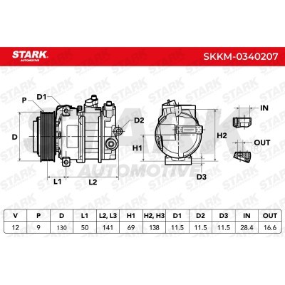 Compressor, Air Conditioning SKKM-0340207 - photo 7