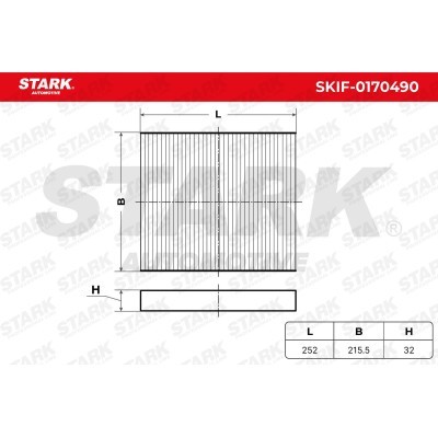 Cabin Air Filter Stark SKIF-0170490 SKIF-0170490 - photo 5