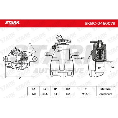 Brake Caliper Stark SKBC-0460079 SKBC-0460079 - photo 4