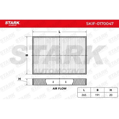 Cabin Air Filter Stark SKIF-0170047 SKIF-0170047 - photo 3