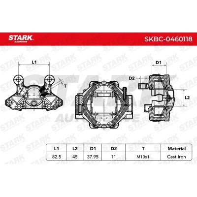 Brake Caliper Stark SKBC-0460118 SKBC-0460118 - photo 7