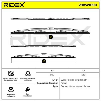 Wiper Blade RIDEX 298W0190 298W0190 - photo 5