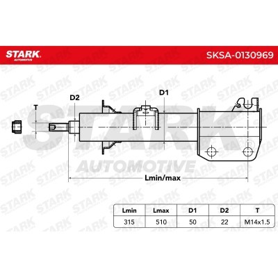 Shock Absorber Stark SKSA-0130969 SKSA-0130969 - photo 3