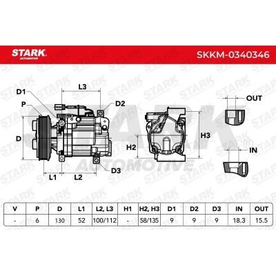 Compressor, Air Conditioning SKKM-0340346 - photo 5