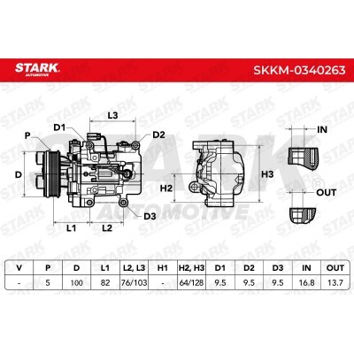 Compressor, Air Conditioning SKKM-0340263 - photo 5