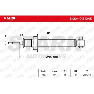 Shock Absorber Stark SKSA-0131045 SKSA-0131045 - photo 3