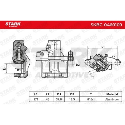 Brake Caliper Stark SKBC-0460109 SKBC-0460109 - photo 4