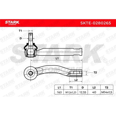 Tie Rod End Stark SKTE-0280265 SKTE-0280265 - photo 5